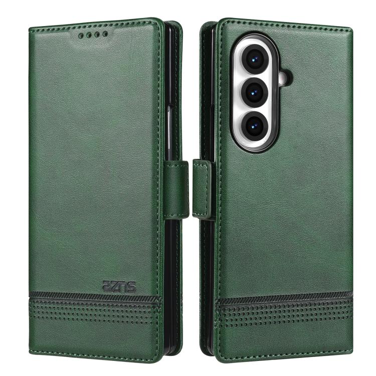 AZNS Magnetic Calf Texture Flip Leather Phone Case, For Galaxy Z Fold8 Ultra 5G, For Galaxy Z Flip8 5G, For Samsung Galaxy Z Flip7 FE / Flip6, For Samsung Galaxy Z Fold7 5G