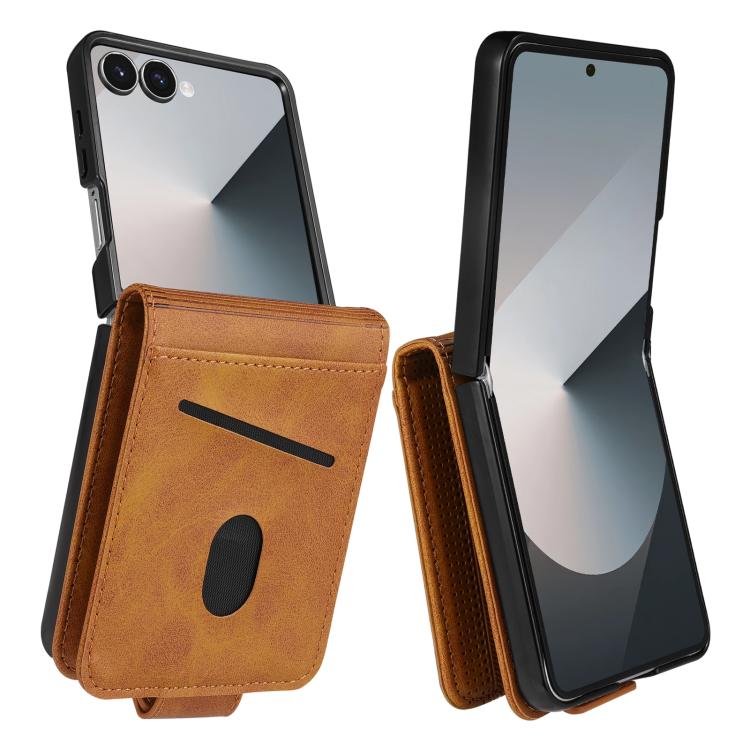 AZNS Magnetic Calf Texture Flip Leather Phone Case, For Galaxy Z Fold8 Ultra 5G, For Galaxy Z Flip8 5G, For Samsung Galaxy Z Flip7 FE / Flip6, For Samsung Galaxy Z Fold7 5G