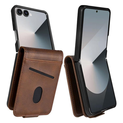 AZNS Magnetic Calf Texture Flip Leather Phone Case, For Galaxy Z Fold8 Ultra 5G, For Galaxy Z Flip8 5G, For Samsung Galaxy Z Flip7 FE / Flip6, For Samsung Galaxy Z Fold7 5G