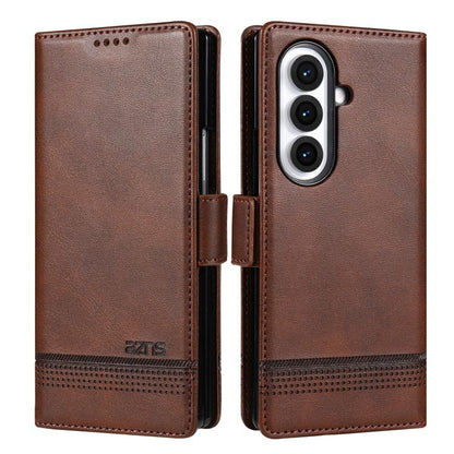 AZNS Magnetic Calf Texture Flip Leather Phone Case, For Galaxy Z Fold8 Ultra 5G, For Galaxy Z Flip8 5G, For Samsung Galaxy Z Flip7 FE / Flip6, For Samsung Galaxy Z Fold7 5G