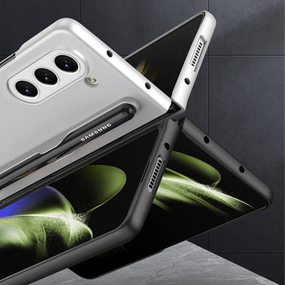 GKK Ultra-thin Full Coverage Phone Flip Case with Pen Slot, For Samsung Galaxy Z Fold5