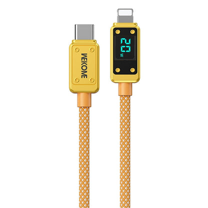 WK WDC-08 PD 20W USB-C/Type-C to 8 Pin Digital Display Data Cable, Length: 1m, WDC-08
