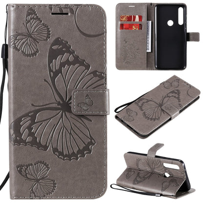3D Butterflies Embossing Pattern Horizontal Flip Leather Case with Holder & Card Slot & Wallet, For LG V60, For Motorola Moto G Power, For Motorola Moto G8 Power Lite