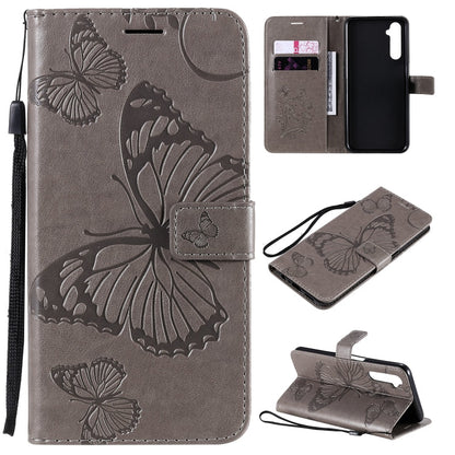 3D Butterflies Embossing Pattern Horizontal Flip Leather Case with Holder & Card Slot & Wallet, For OPPO Realme 6, For Nokia 1.3, For Nokia 2.3