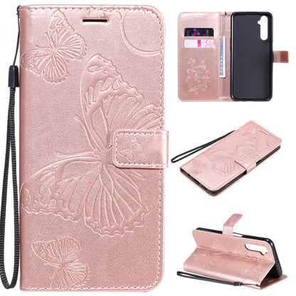 3D Butterflies Embossing Pattern Horizontal Flip Leather Case with Holder & Card Slot & Wallet, For OPPO Realme 6, For Nokia 1.3, For Nokia 2.3