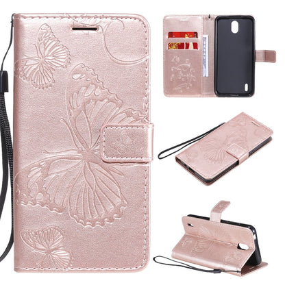 3D Butterflies Embossing Pattern Horizontal Flip Leather Case with Holder & Card Slot & Wallet, For OPPO Realme 6, For Nokia 1.3, For Nokia 2.3