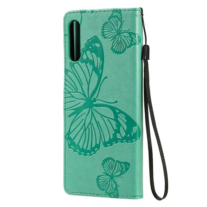 3D Butterflies Embossing Pattern Horizontal Flip Leather Case with Holder & Card Slot & Wallet, For Sony Xperia L4, For Sony Xperia 10 II, For Xiaomi Redmi K30 Pro