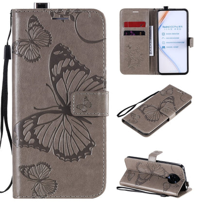 3D Butterflies Embossing Pattern Horizontal Flip Leather Case with Holder & Card Slot & Wallet, For Sony Xperia L4, For Sony Xperia 10 II, For Xiaomi Redmi K30 Pro