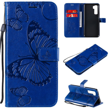 3D Butterflies Embossing Pattern Horizontal Flip Leather Case with Holder & Card Slot & Wallet, For Huawei Nova 7, For Huawei Nova 7 Pro, For Huawei Nova 7 SE / P40 Lite 5G
