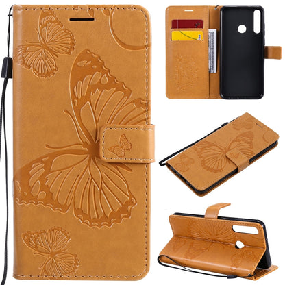 3D Butterflies Embossing Pattern Horizontal Flip Leather Case with Holder & Card Slot & Wallet, For Huawei Y6P, For Huawei Honor 9A, For Huawei Honor 30 Pro / 30 Pro Plus