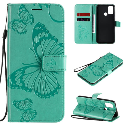 3D Butterflies Embossing Pattern Horizontal Flip Leather Case with Holder & Card Slot & Wallet, For Huawei Y6P, For Huawei Honor 9A, For Huawei Honor 30 Pro / 30 Pro Plus