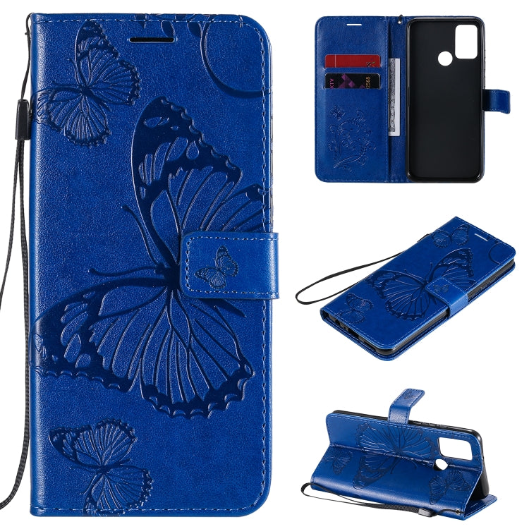 3D Butterflies Embossing Pattern Horizontal Flip Leather Case with Holder & Card Slot & Wallet, For Huawei Y6P, For Huawei Honor 9A, For Huawei Honor 30 Pro / 30 Pro Plus