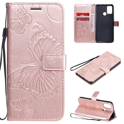 3D Butterflies Embossing Pattern Horizontal Flip Leather Case with Holder & Card Slot & Wallet, For Huawei Y6P, For Huawei Honor 9A, For Huawei Honor 30 Pro / 30 Pro Plus
