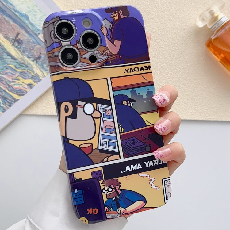 Painted Pattern Precise Hole PC Phone Case, For iPhone 11 Pro Max