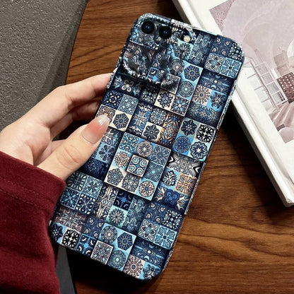 Painted Pattern Precise Hole PC Phone Case, For iPhone 8 Plus / 7 Plus