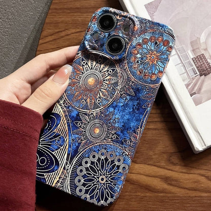 Painted Pattern Precise Hole PC Phone Case, For iPhone 15 Plus