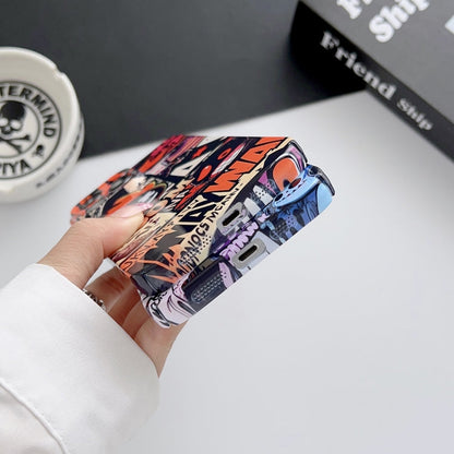 Painted Pattern Precise Hole PC Phone Case, For iPhone 12 Pro Max