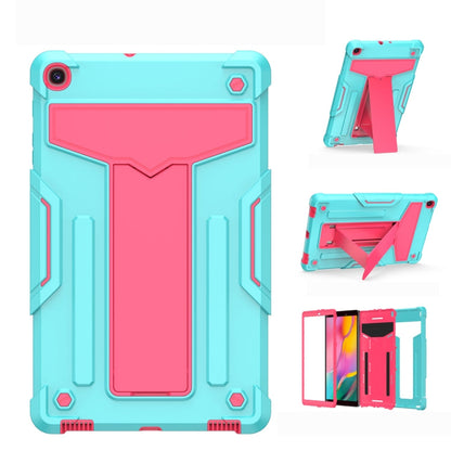 T-shaped Bracket Contrast Color Shockproof PC + Silicone Flat Protective Case, For Samsung Galaxy Tab A8.0 (2019) T290, For Samsung Galaxy Tab A10.1 (2019) T510