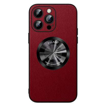 SULADA Microfiber Leather MagSafe Magnetic Phone Case, For iPhone 15 Pro Max, For iPhone 15 Pro, For iPhone 15 Plus