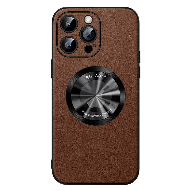SULADA Microfiber Leather MagSafe Magnetic Phone Case, For iPhone 15 Pro Max, For iPhone 15 Pro, For iPhone 15 Plus