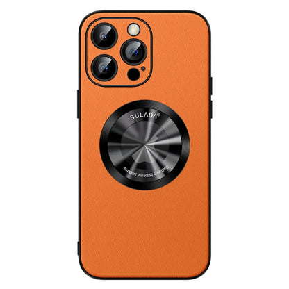 SULADA Microfiber Leather MagSafe Magnetic Phone Case, For iPhone 13 Pro, For iPhone 13, For iPhone 12