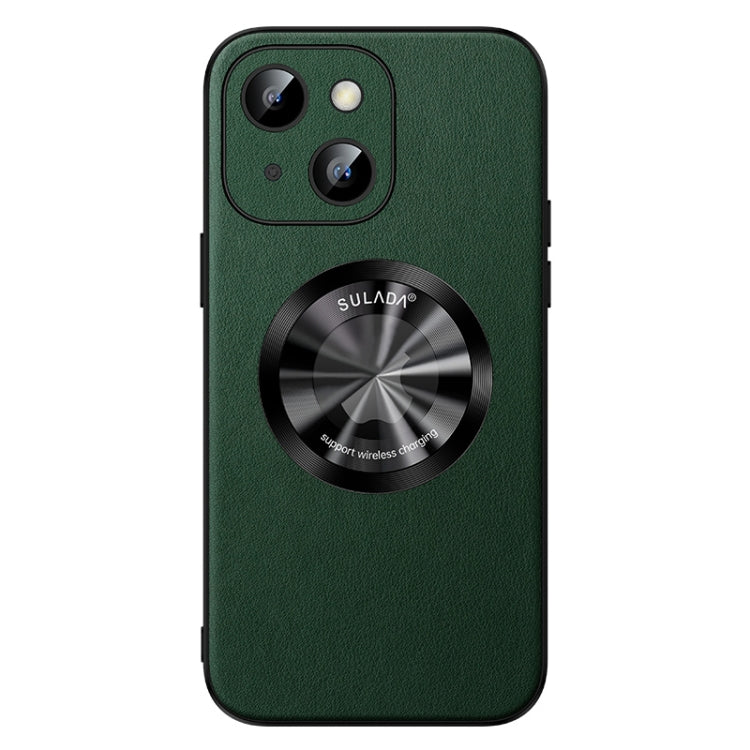 SULADA Microfiber Leather MagSafe Magnetic Phone Case, For iPhone 13 Pro, For iPhone 13, For iPhone 12