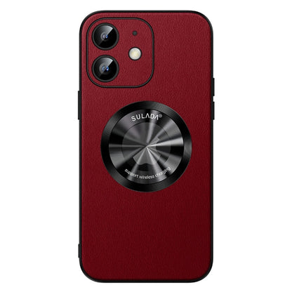 SULADA Microfiber Leather MagSafe Magnetic Phone Case, For iPhone 13 Pro, For iPhone 13, For iPhone 12
