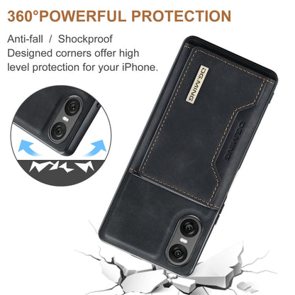 DG.MING M2 Series 3-Fold Multi Card Bag + Magnetic Phone Case, For Sony Xperia 10 VI, For Sony Xperia 1 VI, For Sony Xperia 1 V, For Sony Xperia 10 V