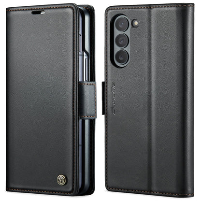 CaseMe 023 Butterfly Buckle Litchi Texture RFID Anti-theft Leather Phone Case, For Samsung Galaxy Z Flip6 / Flip7 FE, For Samsung Galaxy Z Fold6 5G, For Samsung Galaxy Z Fold5, For Samsung Galaxy Z Flip5