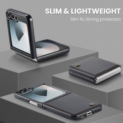 CaseMe 023 Butterfly Buckle Litchi Texture RFID Anti-theft Leather Phone Case, For Samsung Galaxy Z Flip6 / Flip7 FE, For Samsung Galaxy Z Fold6 5G, For Samsung Galaxy Z Fold5, For Samsung Galaxy Z Flip5