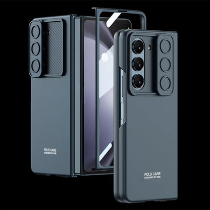 GKK Integrated Ultra-thin Sliding Camshield Flip Phone Case, For Samsung Galaxy Z Fold5