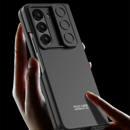 GKK Integrated Ultra-thin Sliding Camshield Flip Phone Case, For Samsung Galaxy Z Fold5