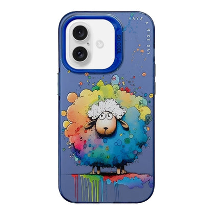 Animal Pattern Oil Painting Series PC + TPU Phone Case, For iPhone 16
