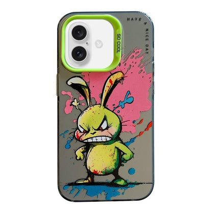 Animal Pattern Oil Painting Series PC + TPU Phone Case, For iPhone 17