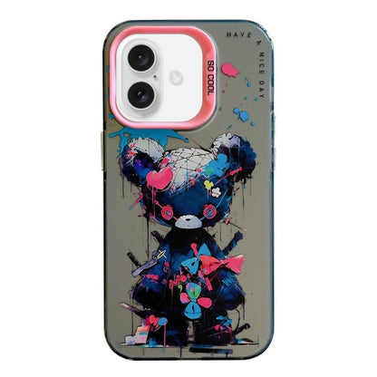 Animal Pattern Oil Painting Series PC + TPU Phone Case, For iPhone 17