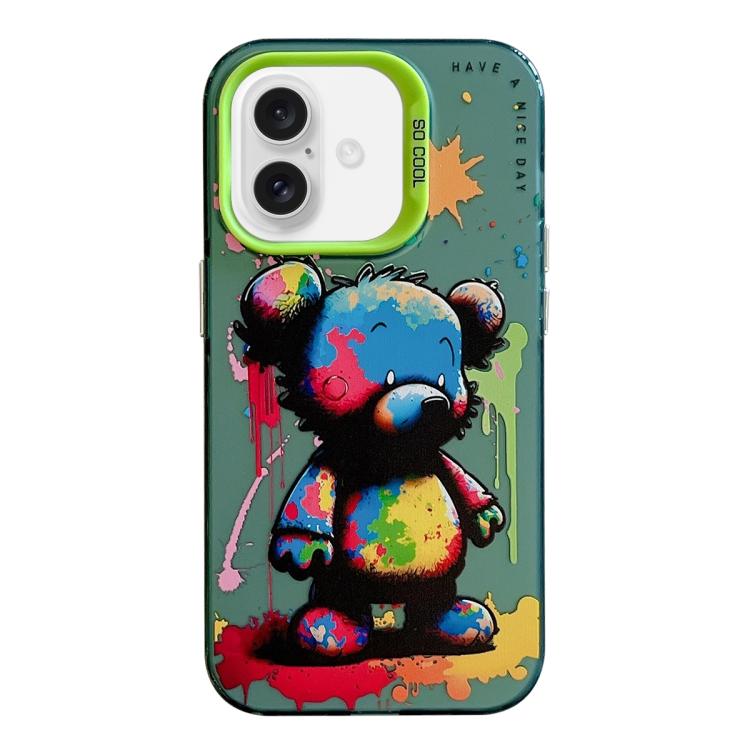 Animal Pattern Oil Painting Series PC + TPU Phone Case, For iPhone Air