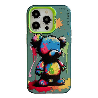 Animal Pattern Oil Painting Series PC + TPU Phone Case, For iPhone 17 Pro Max