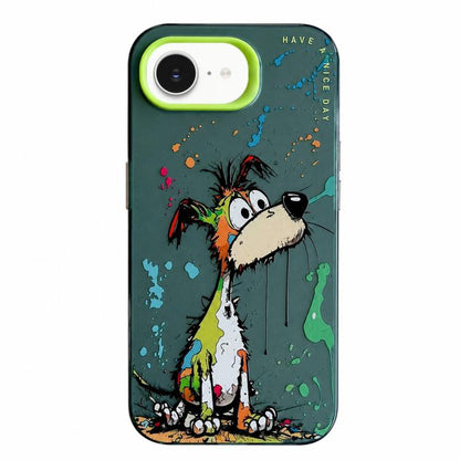Animal Pattern Oil Painting Series PC + TPU Phone Case, For iPhone 17 Pro