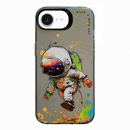 Animal Pattern Oil Painting Series PC + TPU Phone Case, For iPhone 17 Pro