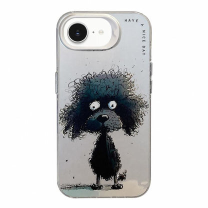 Animal Pattern Oil Painting Series PC + TPU Phone Case, For iPhone 17 Pro