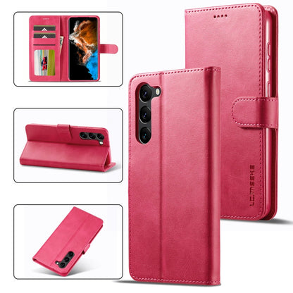 LC.IMEEKE Calf Texture Leather Phone Case, For Samsung Galaxy S23 FE 5G, For Samsung Galaxy A55 5G, For Samsung Galaxy S24+ 5G, For Samsung Galaxy S24 5G