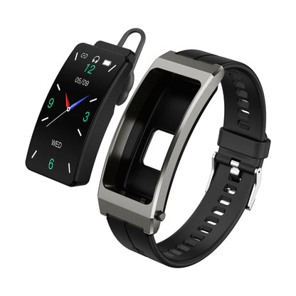 K13S 1.14 inch TFT Screen Silicone Strap Smart Calling Bracelet Supports Sleep Management/Blood Oxygen Monitoring, Silicone Strap