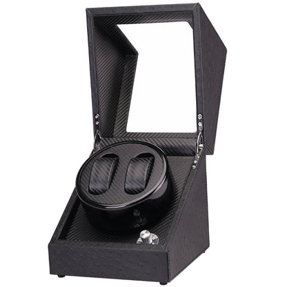 5 Gear Mechanical Automatic Watch Box Electric Motor Watch Shaker, US Plug, 5 Gear, Ostrich Pattern, White, 5 Gear, Crocodile Pattern, White, 5 Gear, Ostrich Pattern, Black, 5 Gear, Crocodile Pattern, Black