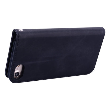 Frosted Business Magnetic Horizontal Flip PU Leather Case with Holder & Card Slot & Lanyard, For iPhone SE 2022 / SE 2020 & 8 & 7, For iPhone 8 Plus & 7 Plus, For iPhone 11 Pro, For iPhone 11
