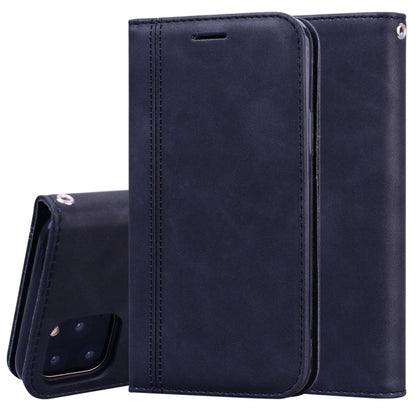 Frosted Business Magnetic Horizontal Flip PU Leather Case with Holder & Card Slot & Lanyard, For iPhone SE 2022 / SE 2020 & 8 & 7, For iPhone 8 Plus & 7 Plus, For iPhone 11 Pro, For iPhone 11