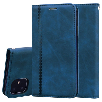 Frosted Business Magnetic Horizontal Flip PU Leather Case with Holder & Card Slot & Lanyard, For iPhone SE 2022 / SE 2020 & 8 & 7, For iPhone 8 Plus & 7 Plus, For iPhone 11 Pro, For iPhone 11