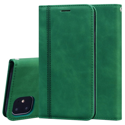 Frosted Business Magnetic Horizontal Flip PU Leather Case with Holder & Card Slot & Lanyard, For iPhone SE 2022 / SE 2020 & 8 & 7, For iPhone 8 Plus & 7 Plus, For iPhone 11 Pro, For iPhone 11