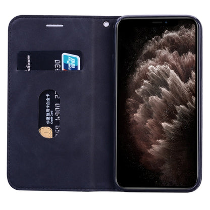 Frosted Business Magnetic Horizontal Flip PU Leather Case with Holder & Card Slot & Lanyard, For iPhone 11 Pro Max, For iPhone XS / X, For iPhone XR, For iPhone XS Max