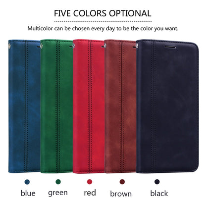 Frosted Business Magnetic Horizontal Flip PU Leather Case with Holder & Card Slot & Lanyard, For iPhone 11 Pro Max, For iPhone XS / X, For iPhone XR, For iPhone XS Max