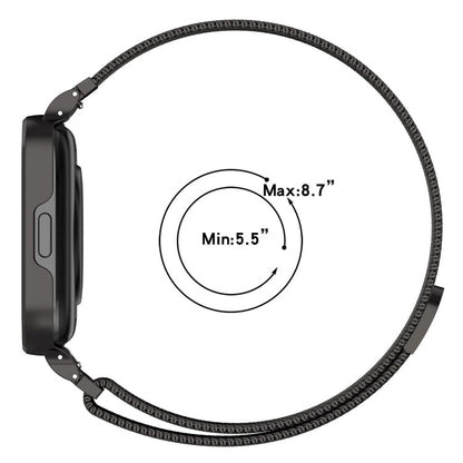 2 in 1 Milan Metal Watch Band with Watch Frame, For Redmi Watch 3 Lite / Watch 3 Active